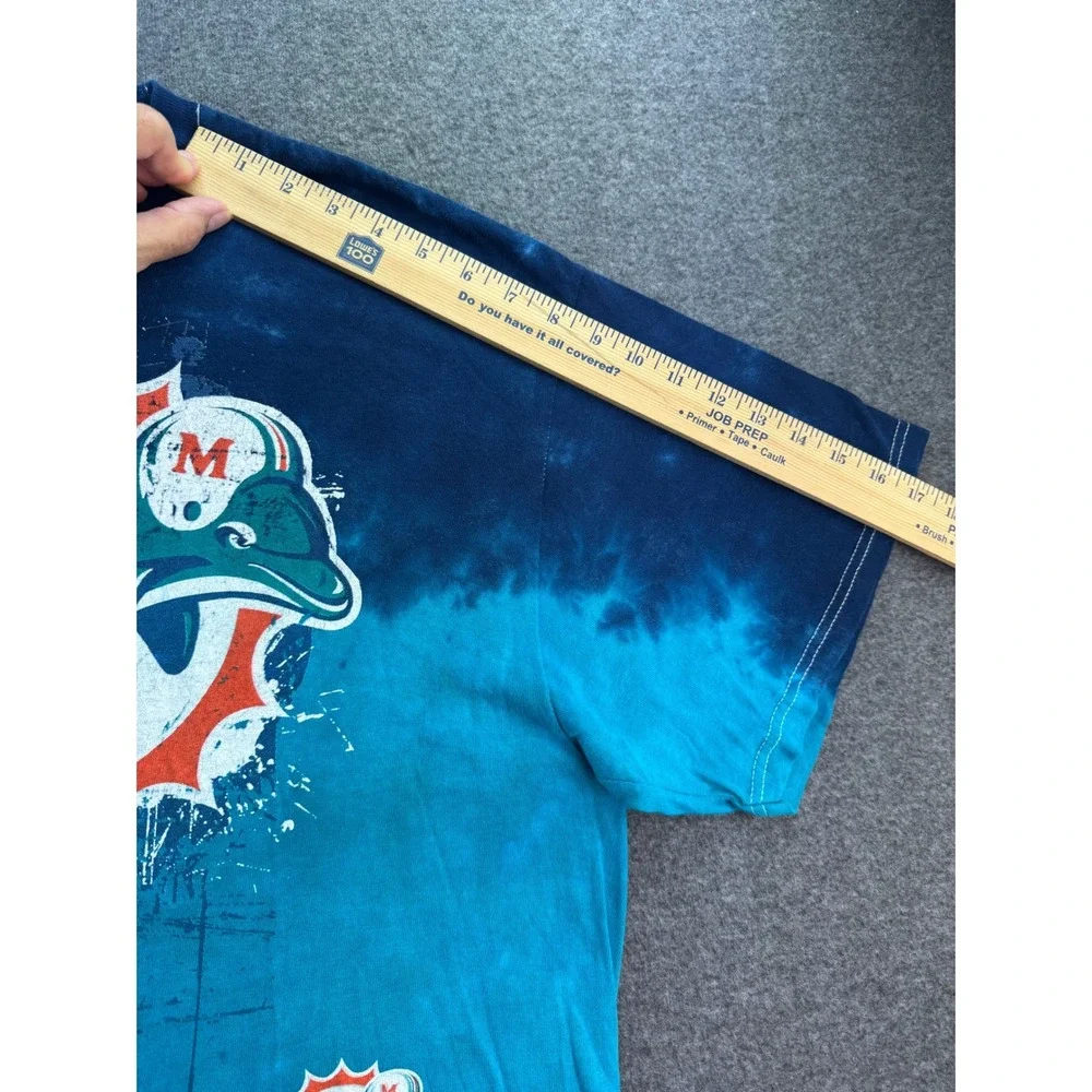 Miami‎ Dolphins NFL Team Apparel Tie Dye T Shirt Mens 2XL NFL Football